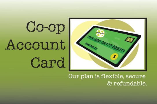 Co-op Account Card
